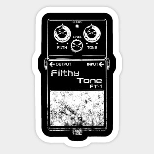 Filthy Tone Guitar Pedal Sticker